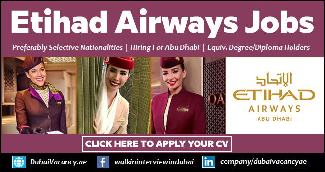 Etihad Airways Careers 2025