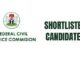 Fcsc shortlisted candidates