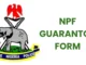 Nigeria Police Guarantor Form