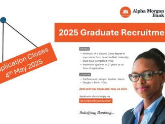 Alpha Morgan Bank Recruitment