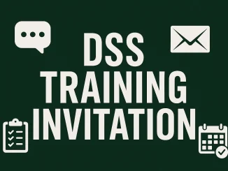 DSS Training Invitation