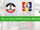 CDCFIB Shortlisted Candidates